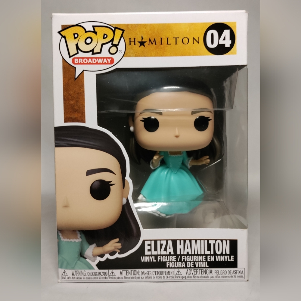 Broadway Funko Pop's Thomas Jefferson, James Madison, Eliza Hamilton, Aaron Burr - Picture 4 of 12
